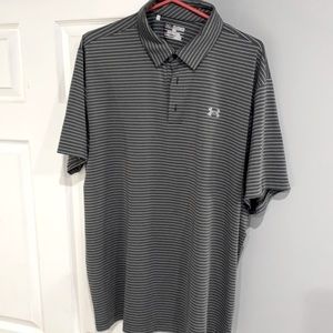 Under Armour Dark Grey Polo Shirt  XXL